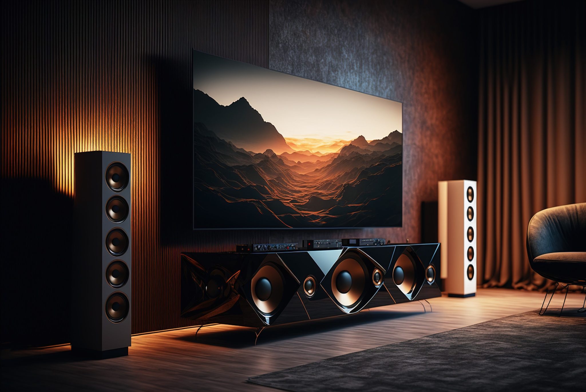 6 idées de déco pour habiller le mur derrière votre télévision ...